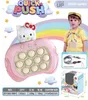 プッシュゲームポップエレクトロニックプッシュプロスーパーバブルポップゲームライトプッシュアップアンチスターフィジェットおもちゃのための子供大人のクリスマスギフト