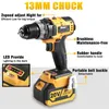 2MM Unress Electric Impact Drill 3 in 1 cordless screwdriver 180nm Torque for Makita1821V Protect Power Tools 240402