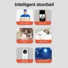 Doorbell Tuya Smart Home Aplikacja Visual Doorbell 2.4 GHz Ochrona zabezpieczania Wi -Fi Twoway Audio Digital Intercom Kamera do drzwi