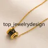 Takı Kolye Kolyeleri 925 Gümüş Lüks Marka Tasarımcıları Mektup Geometrik Ünlü Kadınlar Tasarlama Yuvarlak Kristal Rhinestone Altın Mektup Moda aksesuarı