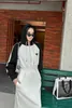 Grundläggande casual klänningar Designer Märke 2023 Autumn/Winter New Women's Sweetheart Girl Style Dress Long Fashionable Hooded SMY7