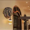 Lampes murales 8m lampe intérieure LED créatif American Tiger Style Sronce Light pour moderne Home Living Bedroom Chariot Porch Decor