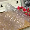 Mesa de mesa PVC Matapa de vidrio suave Matén de café Cubierta impermeable a prueba de aceite Anti-Scald Restaurant Boor Home Protector