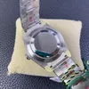 2024 GM Fabryczna MENS STAT WATM 40 mm zielony materiał Glass Niestandard 3131 Zintegrowany ruch antymagnetyczny podwójny dolny okładka 904L Rafinowana stalowa zegarek