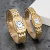 Projektantka Kobiety Kwarc Fashion Classic Panthere Watches 316L Stal nierdzewna marka zegarek na rękę Diamond Watch Wysoka jakość Sapphire Design