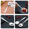 Spoons Portion Control Serving Kitchen Supplies Utensil Slotted Stainless Steel