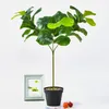 Decoratieve bloemen Kunstmatige viool ficus ficus laat Noordse stijl potplanten bomen landschapsarchitectuur thuisdecoratie