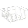 Hooks 1PC Home Storage Basket Kitchen Multifunctional Rack Under Cabinet Shelf Wire Organizer