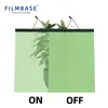 Adesivos de janela Filmbase Auto-adesivo Filme PDLC Green Green Smart Color Glass para porta deslizante ou