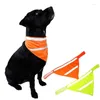 ほとんどの犬のための犬アパレル反射バンダナビブ安全性閉鎖閉鎖高視認性スカーフナイトウォーキング