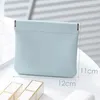 Storage Bags Auto Seal Airpods Bag PU Leather Holder For Earphone Waterproof Lady Case Women Portable Travel Jewelry Organizer Pouch Mini