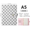 Carnets A6A5 LOOSELEAF NOTAGE COUVERTURE COUVERTURE PAPELERIE GADE GADE PLANGER PLANNER PU Le cuir PU pour Noteook A5 Binder Journal Binder