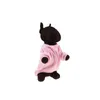 Abbigliamento per cani Maglie per animali domestici morbida camicia calda addensata inverno (piccolo nero)
