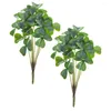 Dekorativa blommor Flower Fake Shamrock Artificial Plant Branch Picks Green Simulation Diy Bouquet Stems