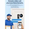 Türklingel 2.4g WiFi Video Türklingel Wireless HD -Kamera mit Chime Cloud Storage 2way Gegenstand wasserdichtes Sicherheit Smart Home Door Glocke