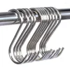 Hooks 10st Rostfritt stål S-formad krok Multifunktion Metall hängande hem Kök Badrum Räcke S Hanger Förvaringsverktyg