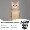 Hundebekleidung Katze Weihnachts-Strick-Kleidung hautfreundliche Haustierpullover Kostümzubehör für Partythema PO-Requisiten