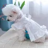Hondenkleding Zomer huisdierjurk voor kleine puppy's honden prinses dieren kat tutu bruiloft feest rokkleding chihuahua Yorks