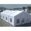 wholesale 26x20ft Gaint Inflatable Wedding Tent Event Party Tents Advertising Building House with LED light Outdoor Marquee Widows Church with blower-001