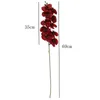 装飾的な花69cmシルクフラワー9ヘッドシミュレーションバタフライラン3Dファレエノプシス本物のタッチ植物