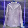 Letters Lace Women T Shirt Blouse Charming Pink Blue Designer Tops Long Sleeve Blouses Luxury Casual Daily Shirts