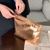 Kozmetik çantalar kadın banyo malzemeleri çanta çanta telefon organizatör çantası moda bayanlar parlak pullar gümüş debriyaj makyaj depolama