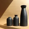 Vasen moderne Minimalismus -Blumen -Vase -Set dreiteilige weiße dekorative Dekoration für Wohnzimmer Keramikgeschenke