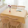 Table Cloth Pure Color Waterproof And Oil Disposable Household Scandinavian Simple