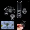 Vases 1:12 Dollhouse Miniature Flowerpot Vase Vase Glass Basin DIY MEUBLES TOYS