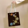 Stume di stoccaggio Fantastico pianeta universo MODULE RIUSIBILE SACCHE SHOTTURA CANVAS TOTE PRINT