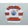 GdSir Custom Alberta Oilers White and Orange 1972 Sept Hockey Jersey Top Ed S-M-L-XL-XXL-3XL-4XL-5XL-6XL