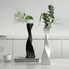 Vasen boyou41cm Keramik Rotary Vase Nordic Moderne Kunst einfaches Haus Wohnzimmer Büro Schreibtisch Dekoration Zubehör Schrank Innenraum