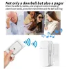 Doorbell Intelligent Outdoor Wireless Doorbell IP68 Vattentät USB Powered Doorbell 38 Rings Smart Door Bell Chime Rings Security Alarm