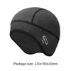 Cycling Caps Men Ear Protection Cap With Glasses Hole Warm Beanie For Outdoor Skiing Running