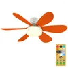 Ceiling Lights 2 In 1 Electric Fan With Remote Control Fans LED Timing Modern Lamp For Bedroom Living Room