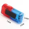 Lamp LED Red Blue Multifunction Clip Waterproof Strobe Flashing Warning Safety Shoulder Police Light BuildIn Battery 500M Invisable