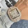 Projektant Kajias Nowy pełny diamentowy zespół stalowy Women Quartz Watch YC079