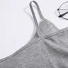 Women's Tanks Women 2024 Summer Sexy Backless Camis Underwear With Bra Pad Slim Crop Tops Knit Solid Tube Top Off Shoulder Lace Bow