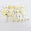 Decoratieve bloemen Rose kunstmatige mix nepbloemhoofd voor kerst bruiloft decoratie thuiskamer decor ambachtelijke diy materialen accessoires