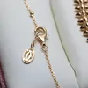 Nuova gioiello collana di unghie liu di alta grado in argento placcato 18k oro di alta qualità della catena di lusso di lusso di alta qualità