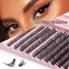 False Eyelashes 10rows Segmented Eye Lashes Extension Supplies Kit Eyelash Professional Make Up