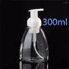 Dispensateur de savon liquide 300 ml Pompe en mousse bouteille Nettoyage Mousse Bubble Flask Shampooing Portable Rangement