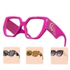 Lunettes de créateur de loisirs Femmes Jamouches de style mode avec lettres de lunettes de soleil polarisées pour femmes Lunettes de soleil de plage d'été hommes Protection UV Protection Drive FA0125 B4