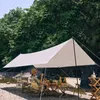 Zelte und Schutzhütten Sonnenschild wasserdichtes Camping -Planen -Zelt Touristen Markisen Schatten Picknick Outdoor Ultraleicher Sonnenschutzgarten Garten Baldachin