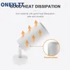 Ceiling Lights Surface Mounted 360° Rotatable White Black Gold Copper LED Track Downlight 6W GU10 Bulb Replaceable Wall Spot Light