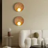 Muurlamp moderne hars zeeschelp led woonkamer achtergrond Slaapkamer corridor huisdecoratie verlichting D23cm