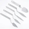 Baking Moulds 100pcs Stainless Steel Chocolate Feather Leaf Knife Modeling Making Tools Mousse Cake Decoration