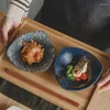 Skålar japanska bordsartiklar konst keramik triangel frukt sallad skål kommersiell enkel hushåll 6 tum dessert nudel kök leveranser