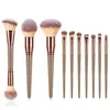 2024 7pcs Professionelle Make -up -Pinsel Set Bag Foundation Eyelash Augenbrauen Lidschatten Kosmetische Make -up -Werkzeug -Make -up -Pinsel -Set -Tasche