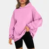 Women's Hoodies Solid Color Pullover Hoodie Fashion Long Sleeve Loose Lightweight Hooded For Girls Students School Casual Wear